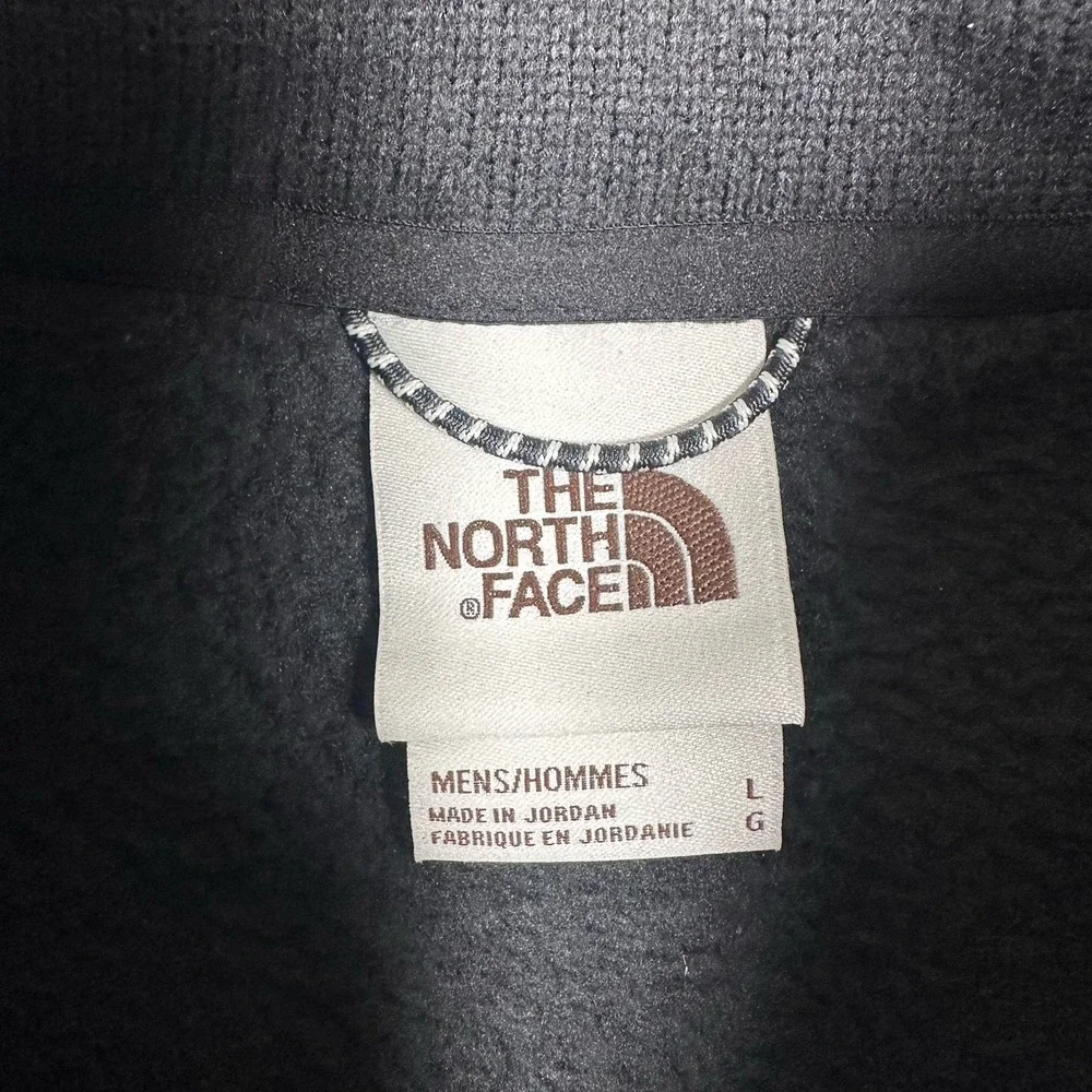 The North Face Gordon Lyons Full Zip Vest Mens Large Black Gray Outdoor NEW